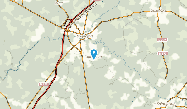 Sarbazan, Landes Map