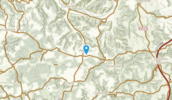 Peyrilles, Lot Map