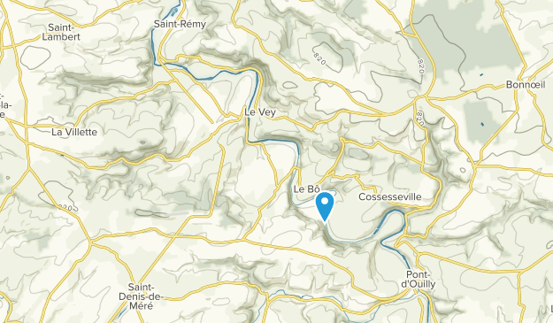 Clécy, Normandy Map