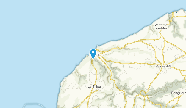 Etretat, Normandy Map