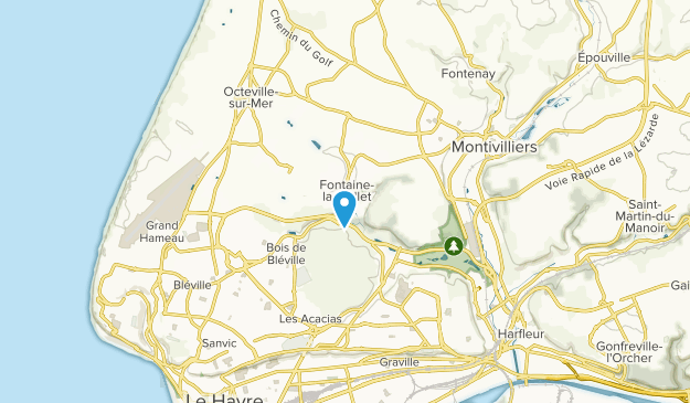 Fontaine-la-Mallet, Normandy Map