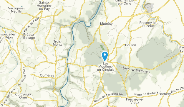 Grimbosq, Normandy Map