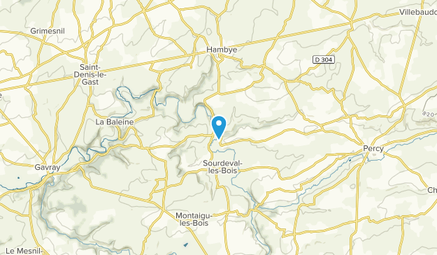 Hambye, Normandy Map