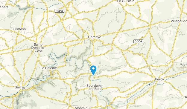Hambye, Normandy Map