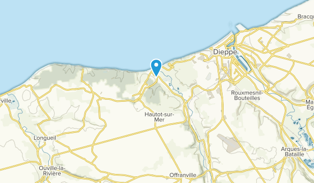 Hautot-sur-Mer, Normandy Map