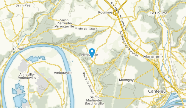 Hénouville, Normandy Map