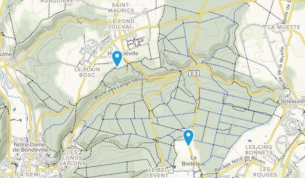 Houppeville, Normandy Map