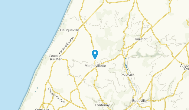 Mannevillette, Normandy Map