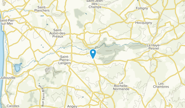 Saint-Pierre-Langers, Normandy Map
