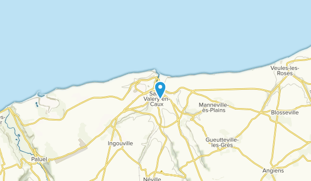 Saint-Valery-en-Caux, Normandy Map