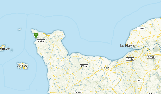 Vauville, Normandy Map