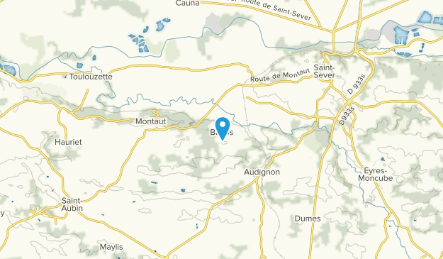 Banos, Nouvelle-Aquitaine Map
