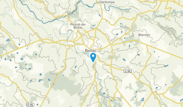 Bellac, Nouvelle-Aquitaine Map