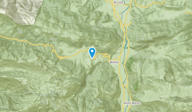 Bilhères, Nouvelle-Aquitaine Map
