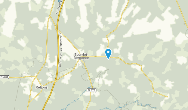 Bourriot-Bergonce, Nouvelle-Aquitaine Map