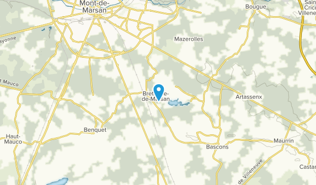 Bretagne-de-Marsan, Nouvelle-Aquitaine Map