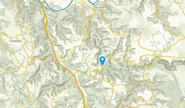 Calès, Nouvelle-Aquitaine Map