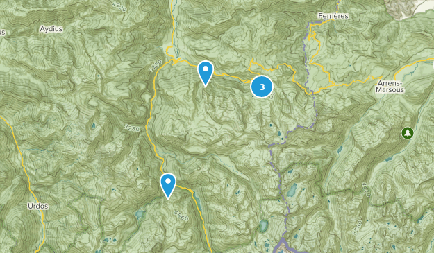 Eaux-Bonnes, Nouvelle-Aquitaine Map