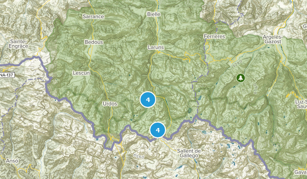 Laruns, Nouvelle-Aquitaine Map