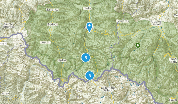 Laruns, Nouvelle-Aquitaine Map
