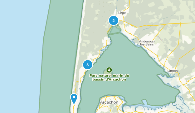 Lège-Cap-Ferret, Nouvelle-Aquitaine Map