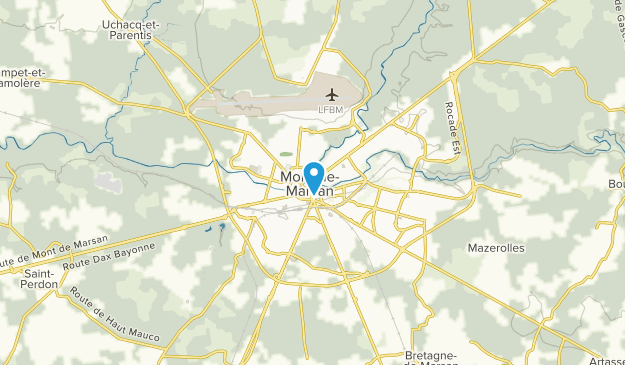 Mont-de-Marsan, Nouvelle-Aquitaine Map