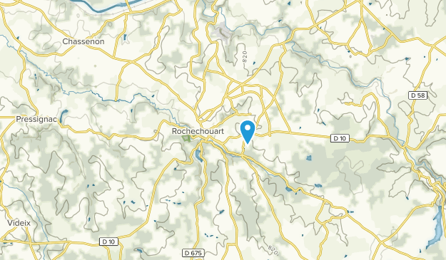 Rochechouart, Nouvelle-Aquitaine Map