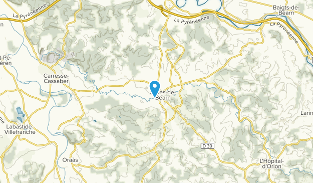 Salies-de-Béarn, Nouvelle-Aquitaine Map