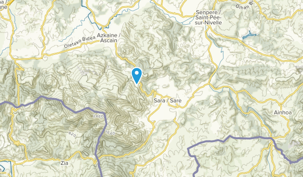 Sare, Nouvelle-Aquitaine Map