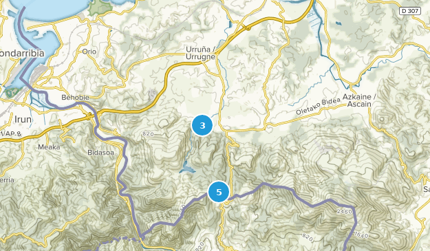 Urrugne, Nouvelle-Aquitaine Map