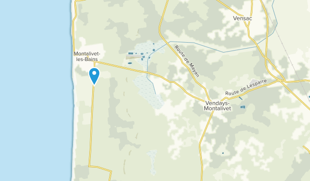 Vendays-Montalivet, Nouvelle-Aquitaine Map