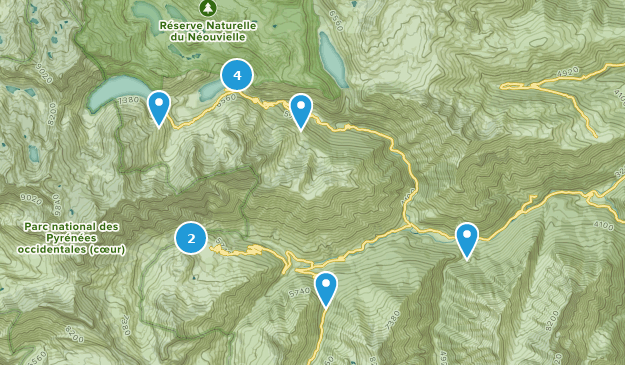 Aragnouet, Occitanie Map