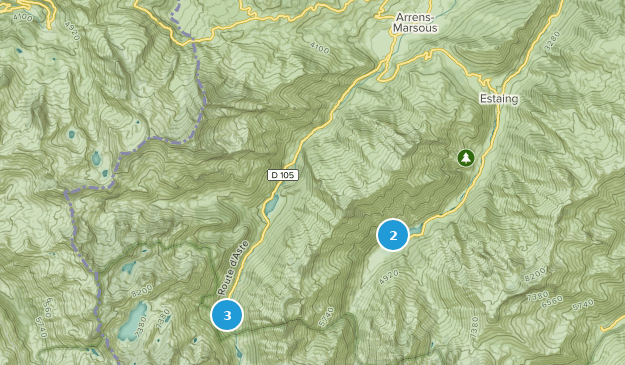Arrens-Marsous, Occitanie Map