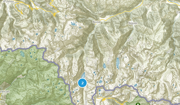 Auzat, Occitanie Map