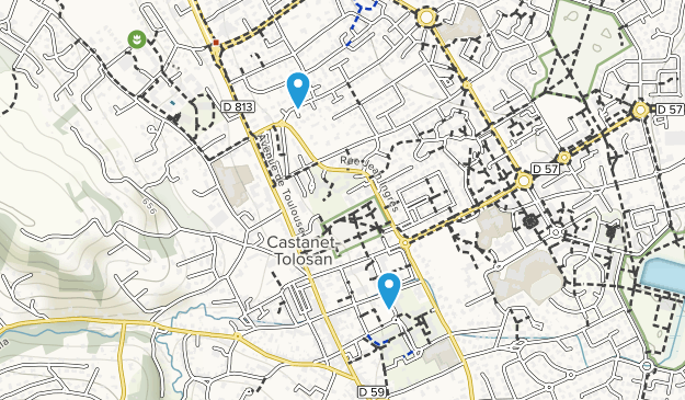 Castanet-Tolosan, Occitanie Map