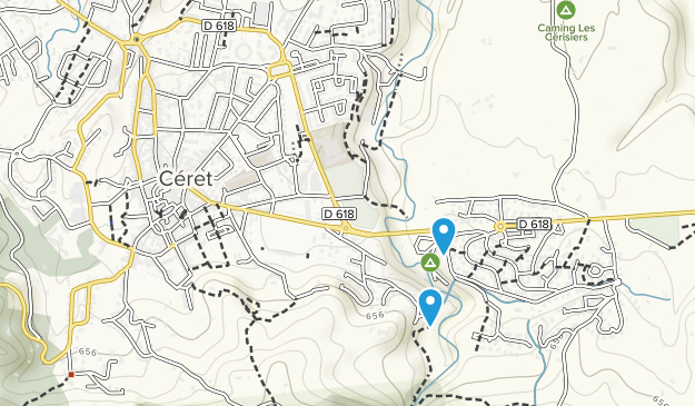 Céret, Occitanie Map