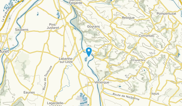 Clermont-Le-Fort, Occitanie Map