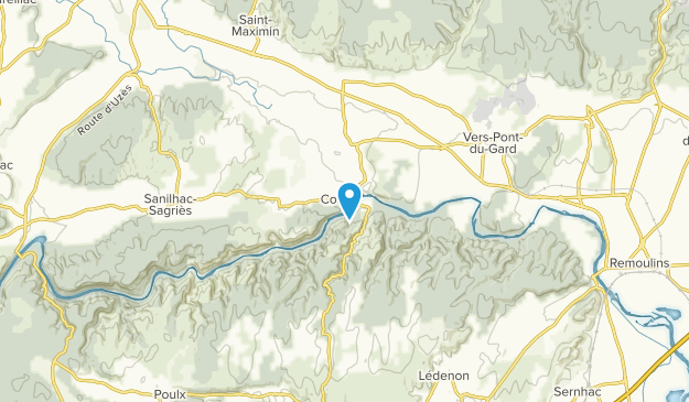 Collias, Occitanie Map