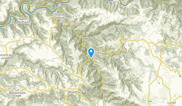 Conques, Occitanie Map