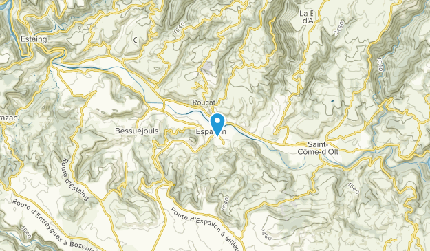 Espalion, Occitanie Map