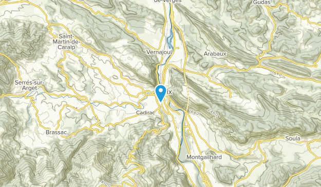 Foix, Occitanie Map