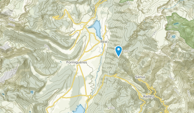 Formiguères, Occitanie Map