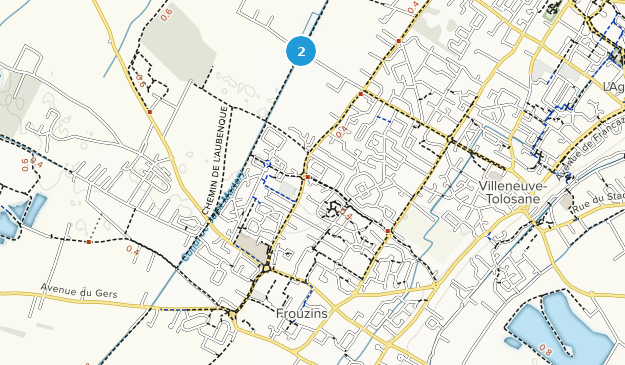 Frouzins, Occitanie Map