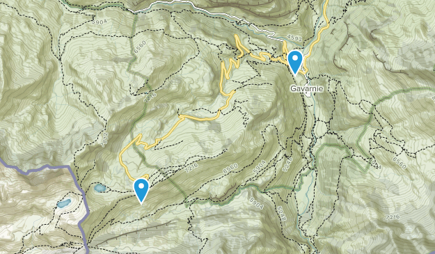 Gavarnie, Occitanie Map