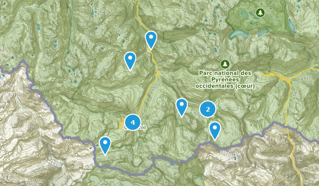 Gavarnie, Occitanie Map