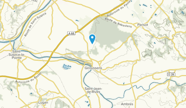 Giroussens, Occitanie Map