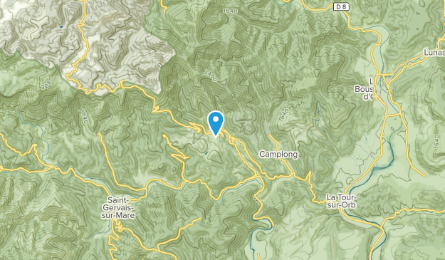 Graissessac, Occitanie Map