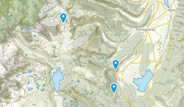 Les Angles, Occitanie Map