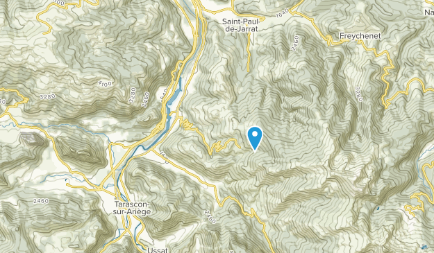 Mercus-Garrabet, Occitanie Map