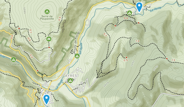 Meyrueis, Occitanie Map
